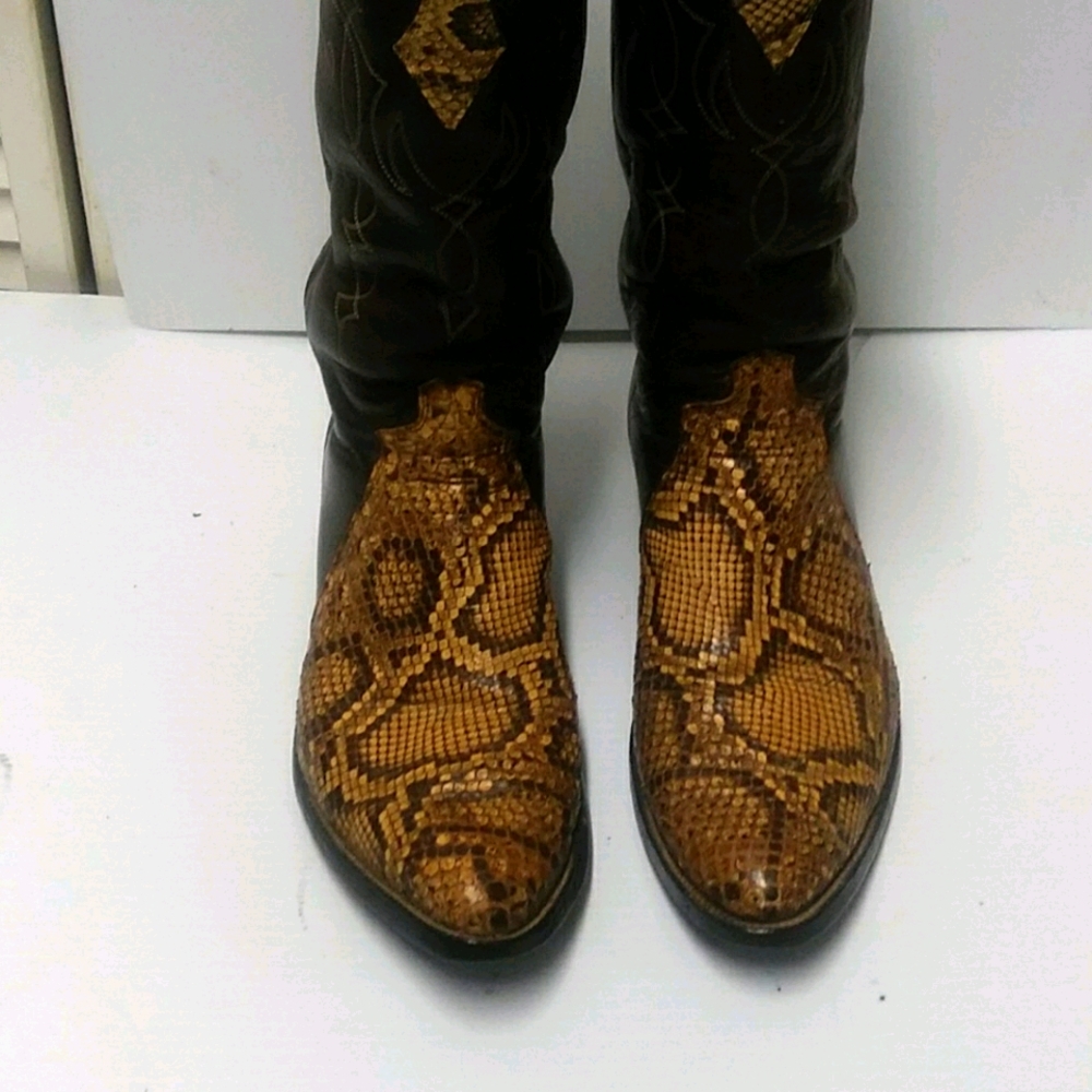 COPY - Mens Justin custom authentic cowboy boots